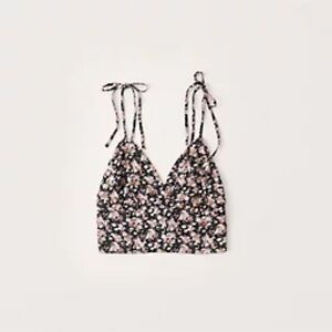 Abercrombie & Fitch Floral Skirt Set - Black and Pink